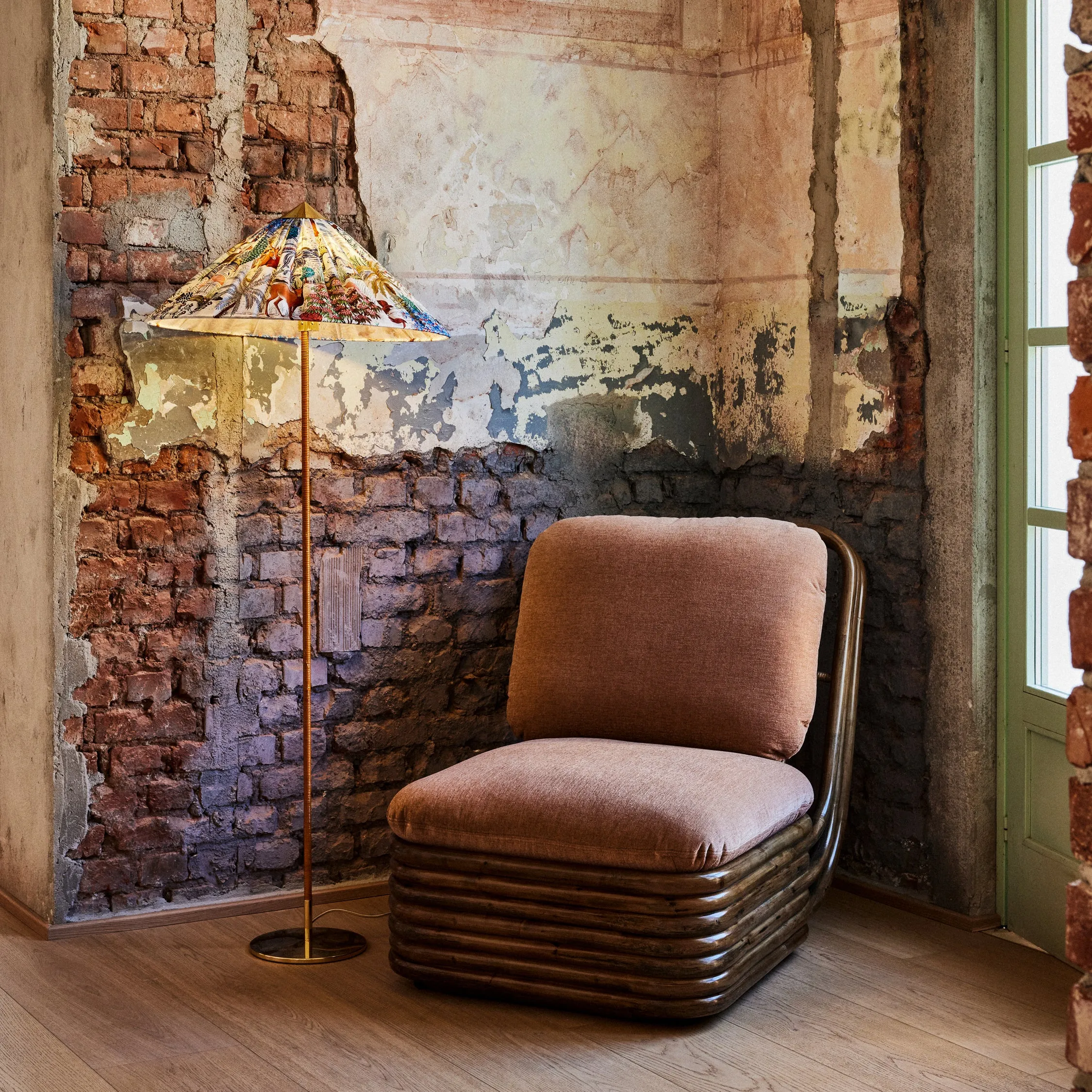 9602 Pierre Frey Limited Edition Floor Lamp