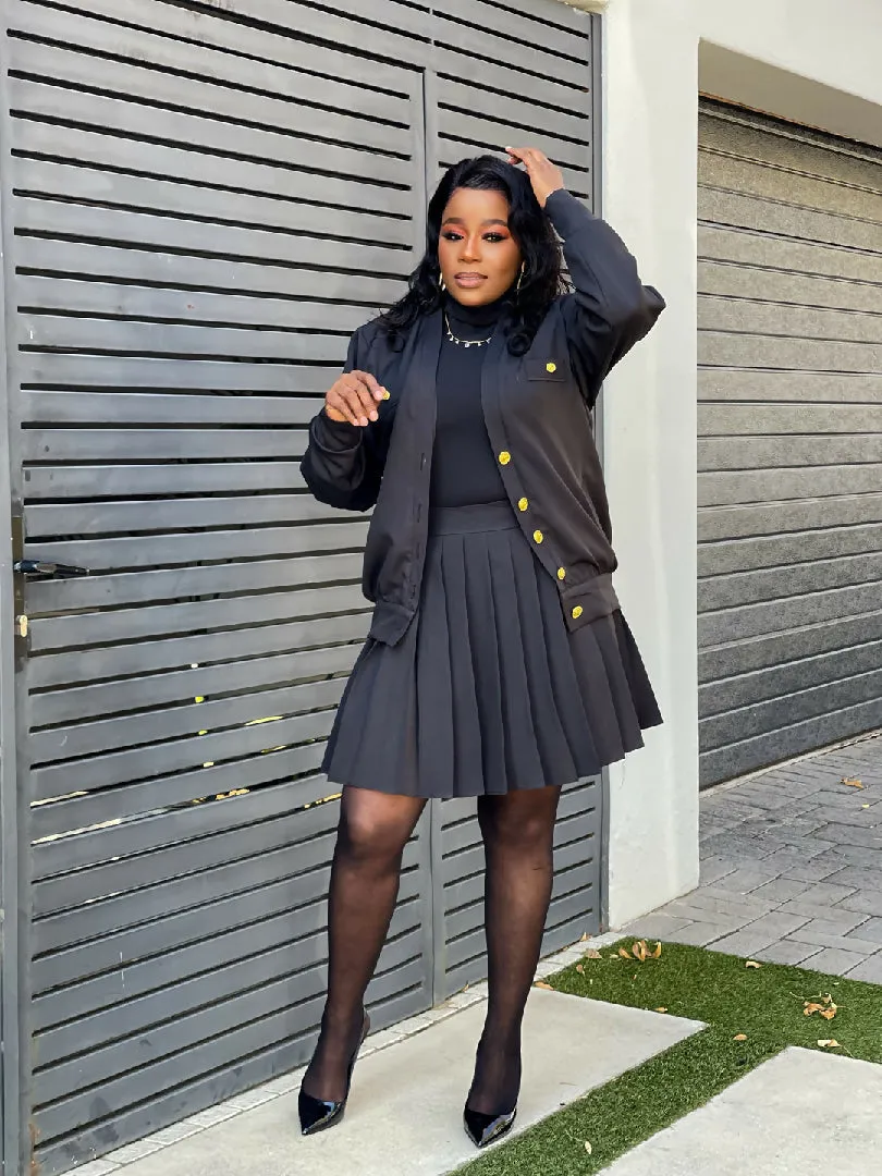 Pleated Skirt Set